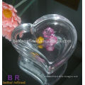 beautiful glass heart shape jewel box